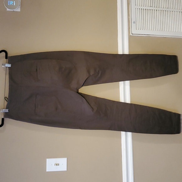 A.L.C Kingsly Lace Up Olive Green Skinny Pant Size 6 - Picture 5 of 8